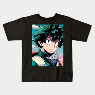 Anime Wonderland: Whimsical Art Prints Featuring Manga-Inspired Designs for Otaku Bliss! Kids T-Shirt